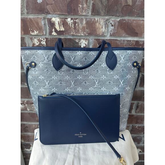 Louis Vuitton Monoglam Neverfull w/Pouch (R8C) - Picture 1 of 11